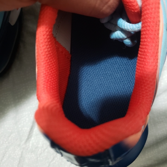 Nike Air Max Plus GS Blue Orange Size 5.5y - Picture 8 of 9